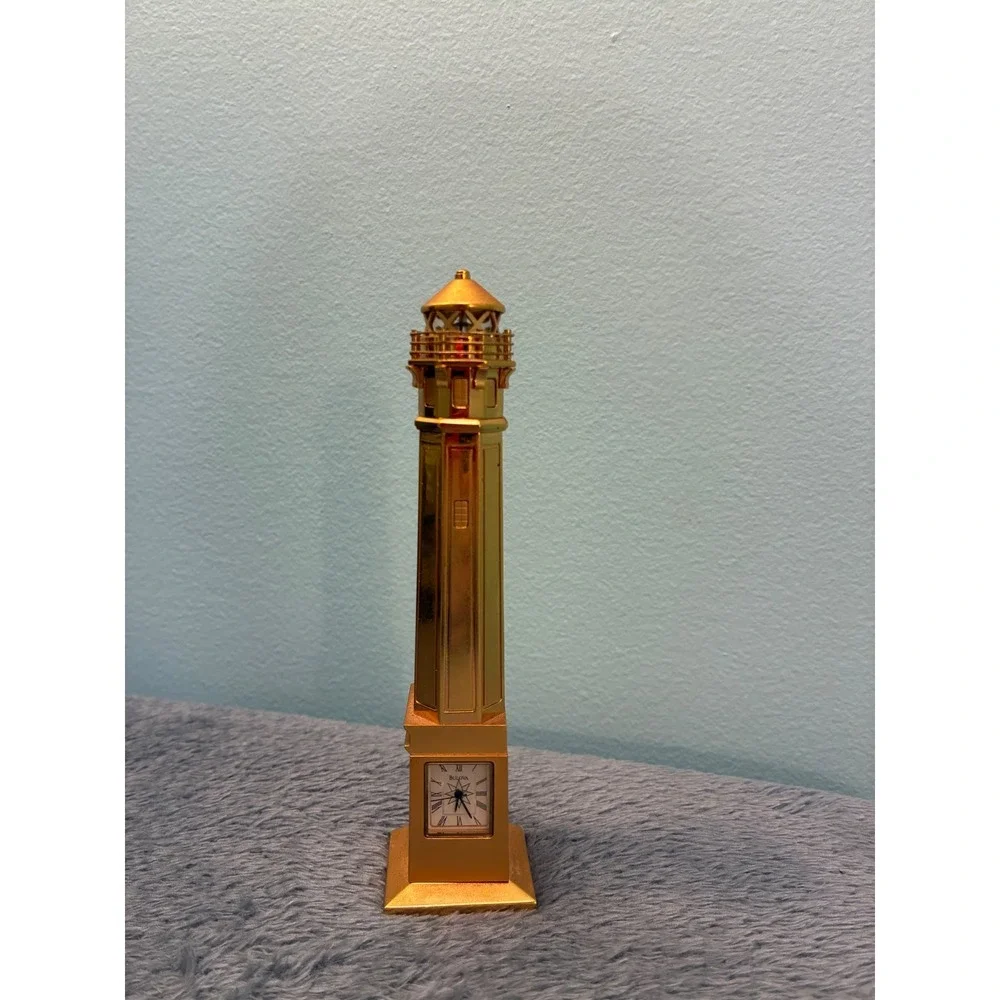 Bulova Collectible Miniature Alcatraz Lighthouse Clock